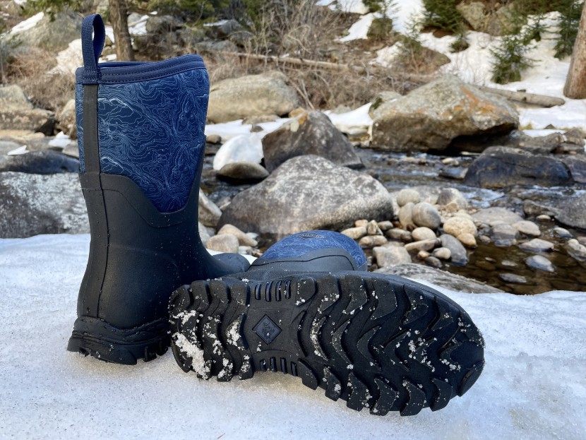 muck boot arctic sport ii mid - the pronounced lugs of the arctic sport held their ground well...