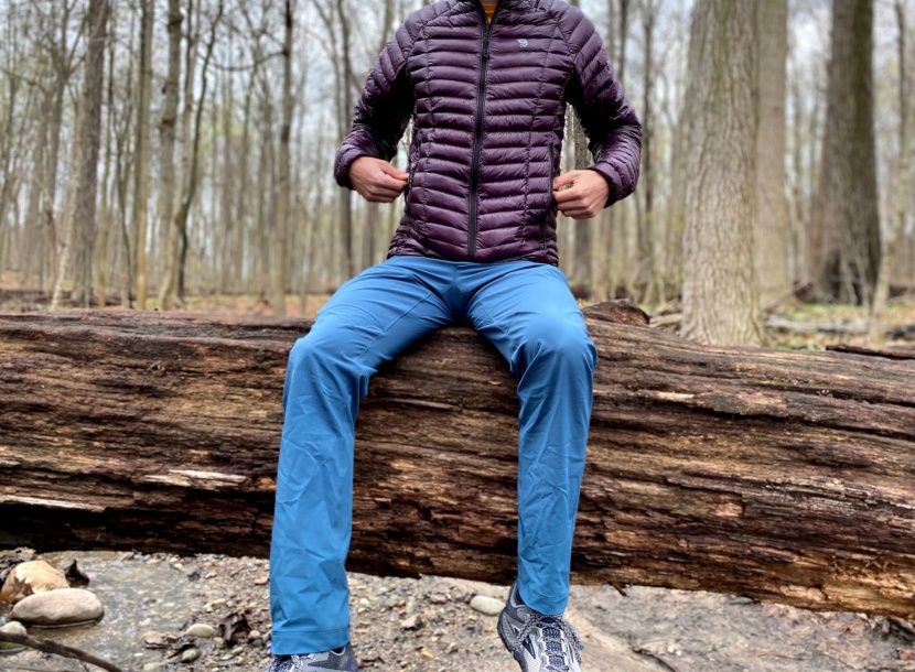 arc'teryx lefroy - the material is stretchy but these pants also have a slimmer fit and...