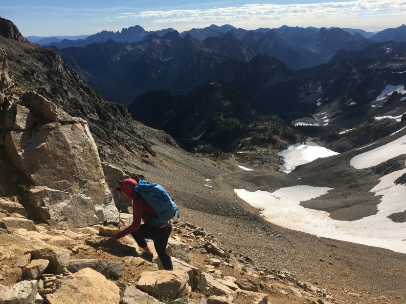 patagonia ascensionist 55 - from hiking to scrambling, the ascensionist carried well, but was...