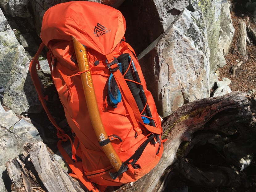 gregory alpinisto lt 38 - the front of the alpinisto is reinforced to withstand sharps and...