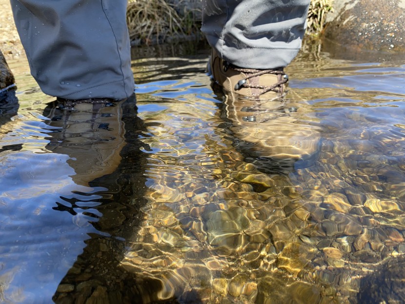 waterproof as far as the gusset goes.