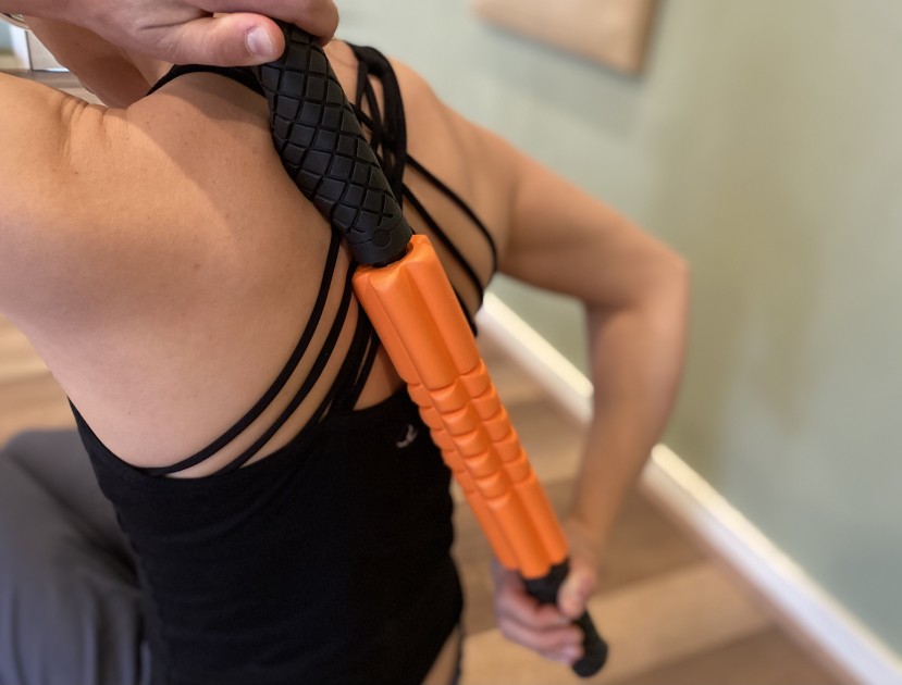 muscle roller stick - the knobby handles of the stk are helpful for targeting pressure...