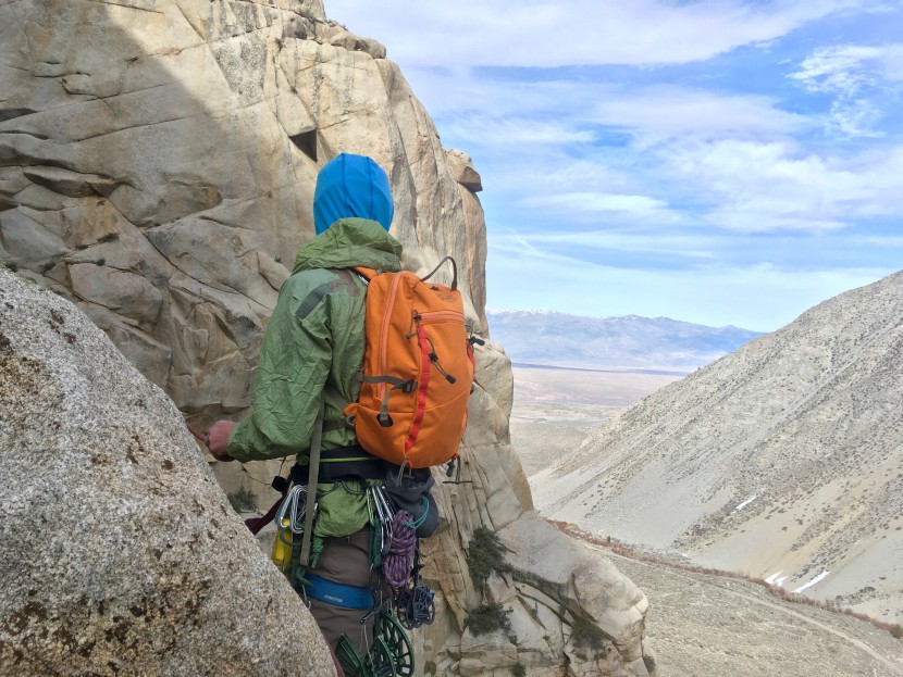 climbing backpack - this utilitarian and durable pack is a good choice for multi-pitch...