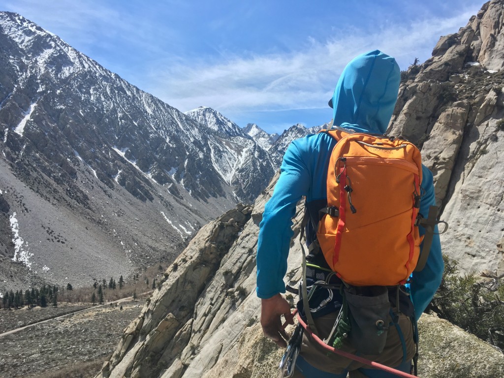 mystery ranch skyline 17 - this is one of our favorite small climbing packs.