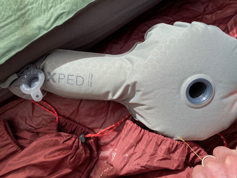 exped megamat duo - the mini-pump works well to inflate this mattress, but it takes some...