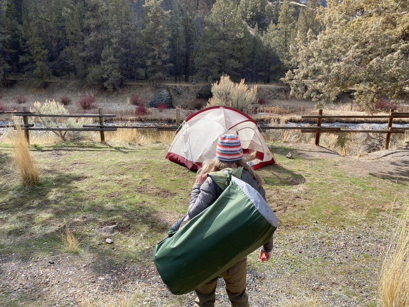 exped megamat duo - not tiny even when packed! but smaller than two single mattresses of...