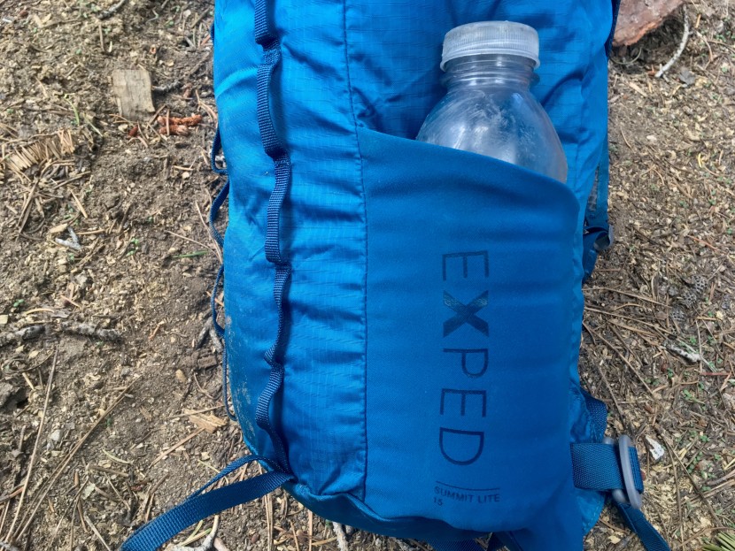 exped summit lite 15 - we like this stretchy pocket. it seems the most secure when the pack...