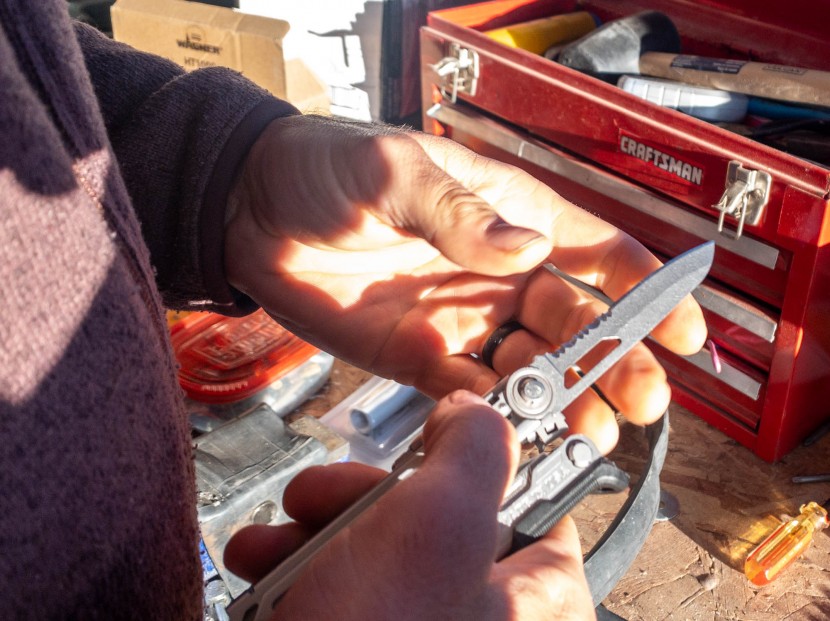 gerber center-drive plus - we sort of understand why hybrid serrated/straight blades are so...