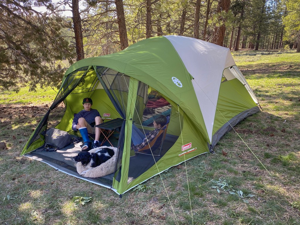 coleman evanston screened 6 - this tent looks great in nearly every photo, but don't be fooled...