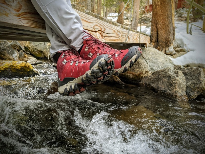 oboz bridger mid waterproof for women - the bulky midsole and leather upper make these some of the stiffest...