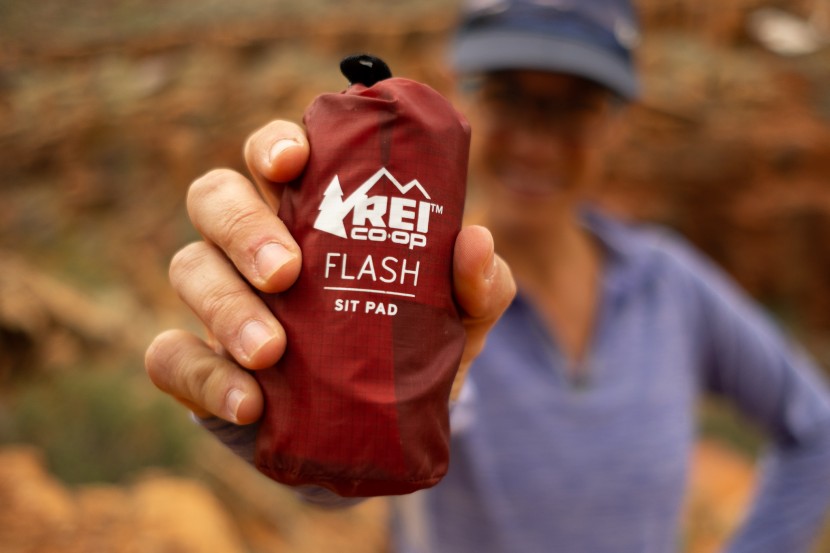 rei co-op flash sit pad - this has got the be the smallest sit pad on the market.