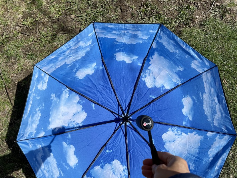 repel windproof travel - the version we recently tested has a fun cloud print on the...