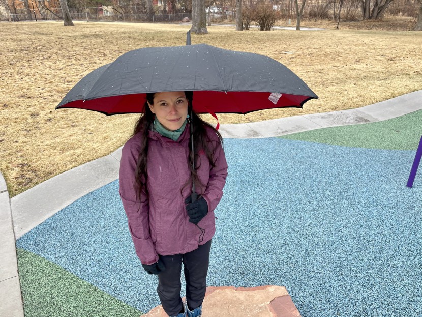 umbrella - a raincoat and canopy combination is definitely effective, but you...