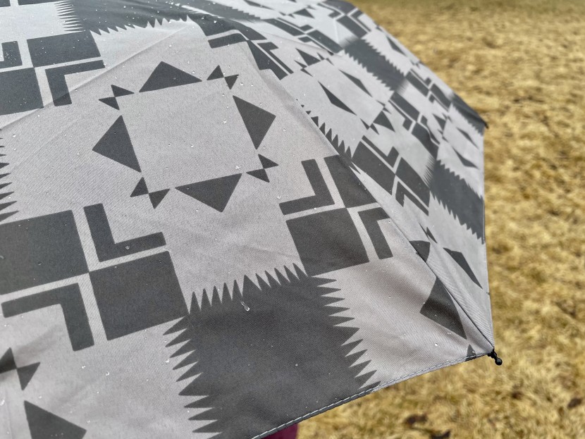 pendleton umbrella - since the depth is on the shallower side, it tends to catch wind...