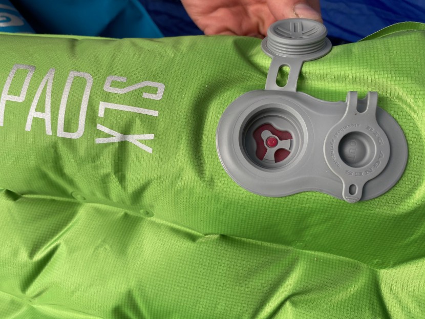 big agnes slx tent floor - two valves, including the ability to micro-adjust inflation on the...