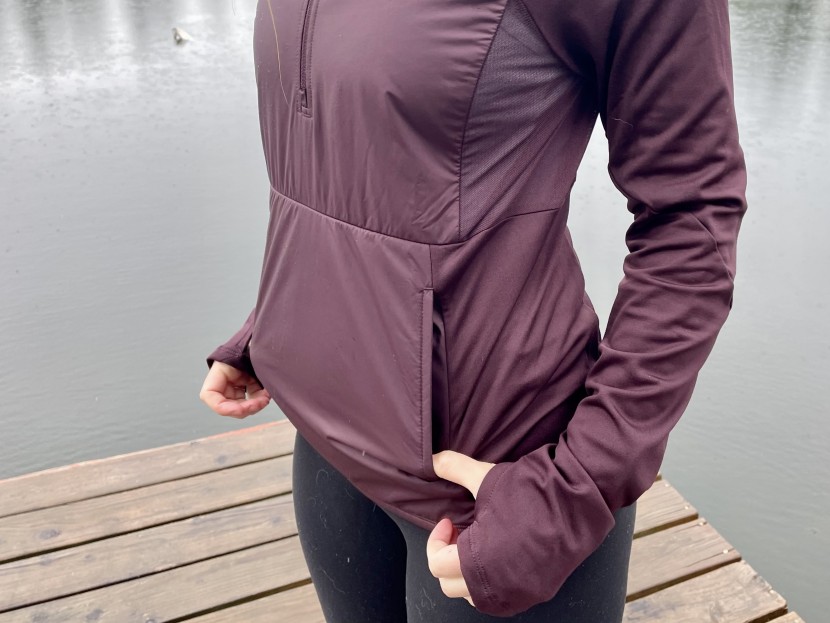 the north face winter warm insulated pullover for women - the kangaroo pocket is a great place to warm your hands. it isn't a...