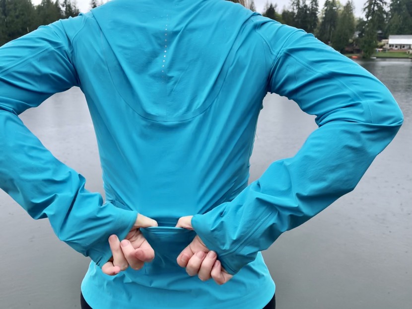 lululemon fast and free windbreaker for women - the subtle and close-fitting back pocket is great for stashing your...