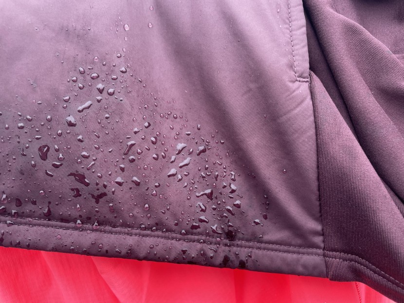 the north face winter warm insulated pullover for women - water beads up on the double-layered paneling, but soaks right into...