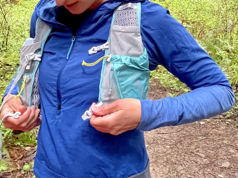 camelbak ultra pro for women - gearing up and getting ready to run in the ultra pro.