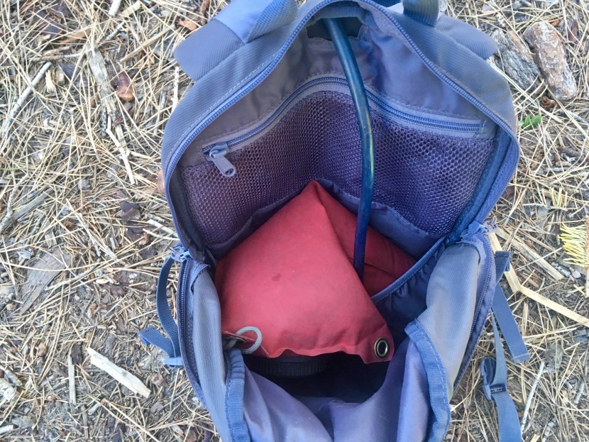 petzl bug - without a clip or loop to secure the top of a hydration bladder, it...