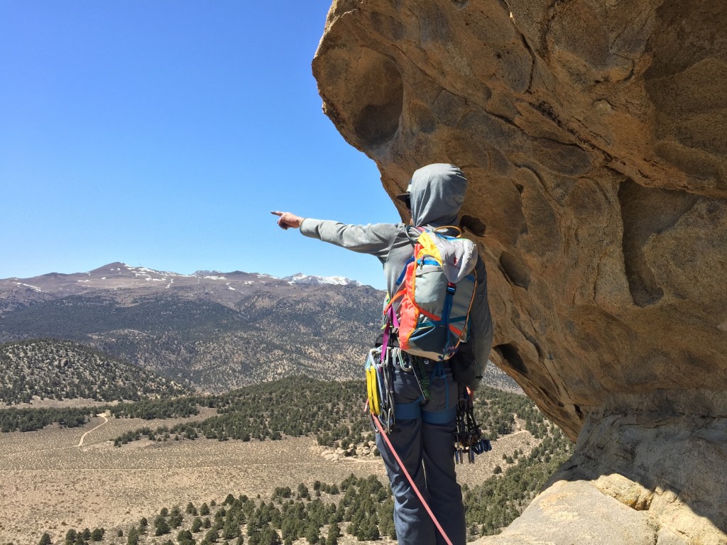 cotopaxi tarak 20l - scoping new terrain with the tarak.