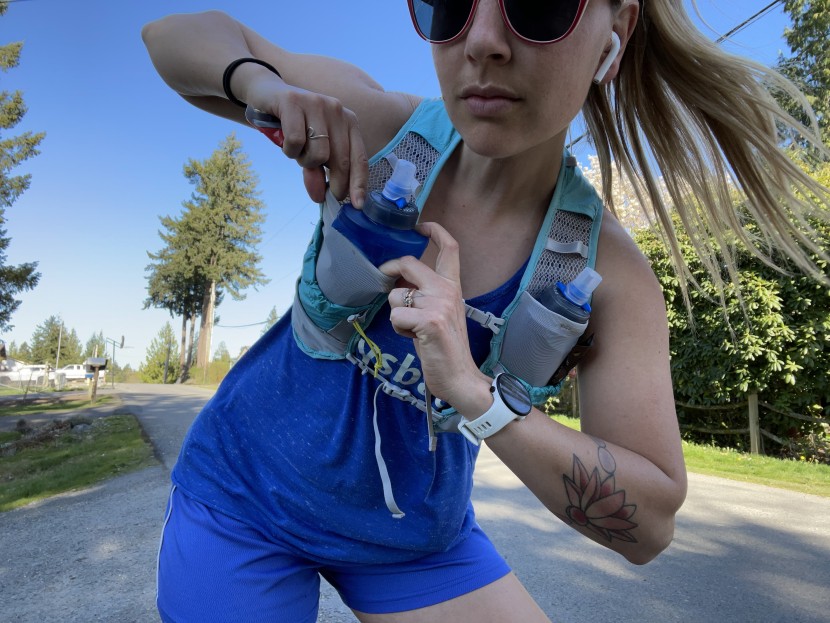 camelbak ultra pro for women - we spent a lot of time trying to stuff the full flasks back into...