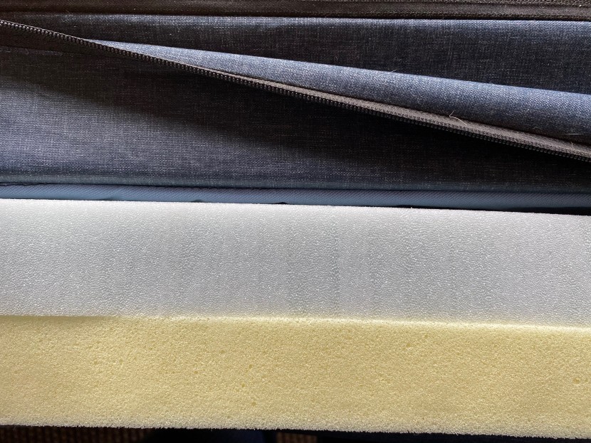 hest dually - two layers of foam with different densities make for plush softness...