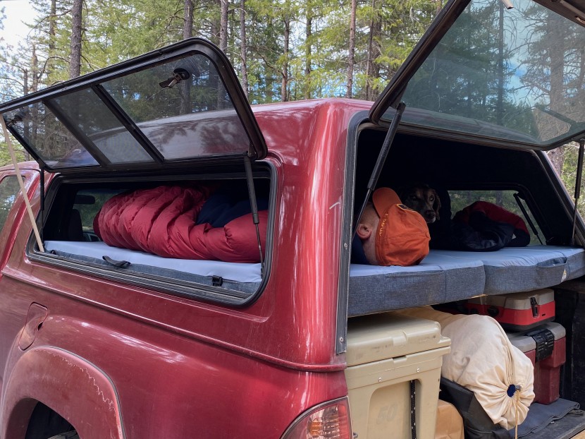 hest dually - so cozy for sleeping outside, just not very versatile.