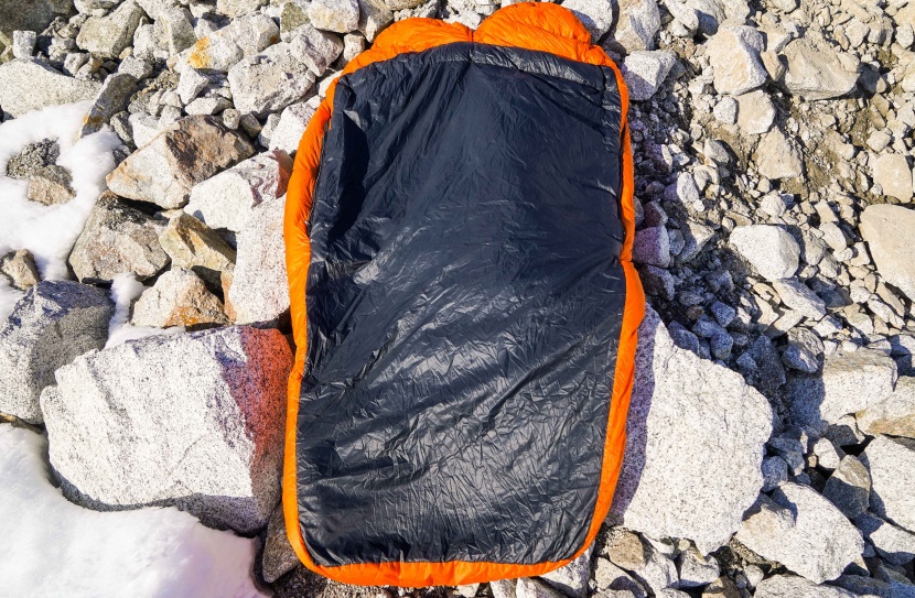 feathered friends spoonbill ul - the black underside of the spoonbill ul is completely uninsulated...