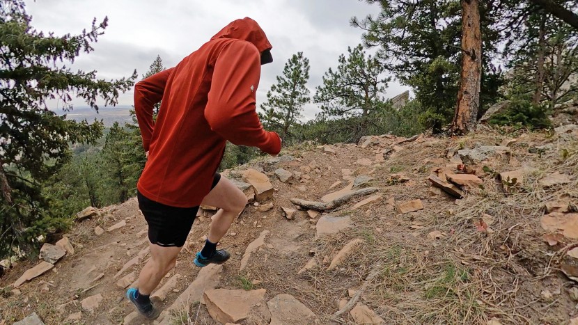 montbell cool hoodie - the cool works well for high intensity activities.