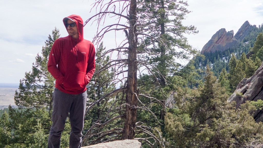 montbell cool hoodie - the montbell cool hoodie with its fun kangaroo pockets.