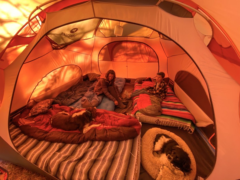 marmot halo 6 - the interior is super cozy and easy to spend extended time in. even...