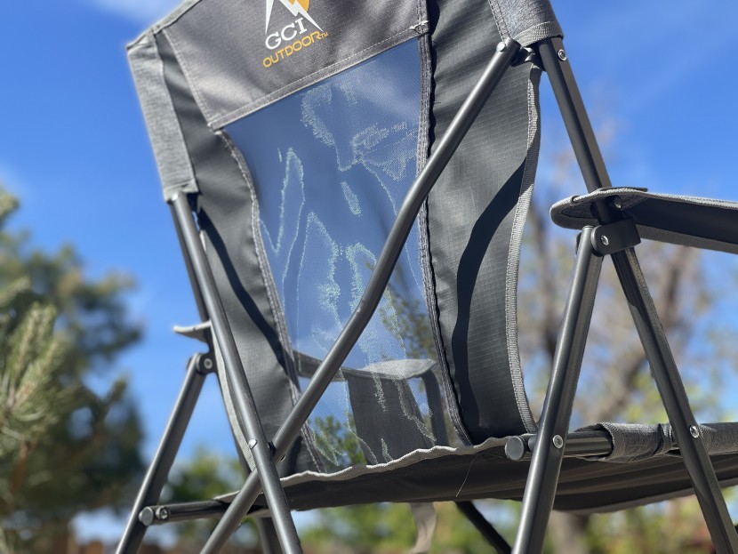 gci outdoor comfort pro - the back poles of the comfort pro make it longer when packed than it...