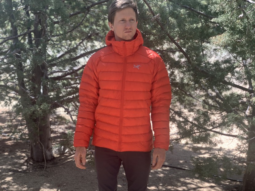 arc'teryx cerium lt hoody - the fit is athletic but has more than enough room to easily layer a...