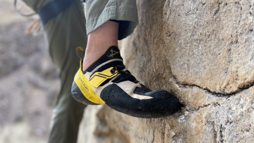la sportiva solution - the pointy toe and sturdy p3 platform help the solution feel like...