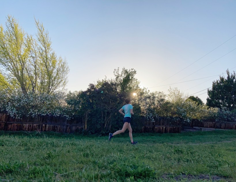 nathan rise short sleeve for women - you'll be happiest using this one for shorter, easier efforts.