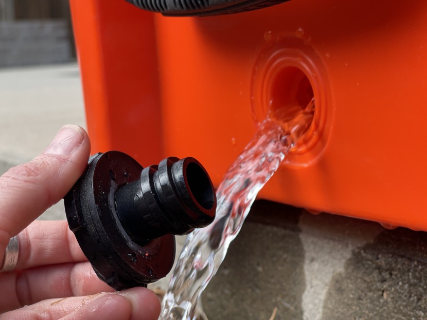 kenai 65 - unlike so many others that have a pass-through small port drainage...