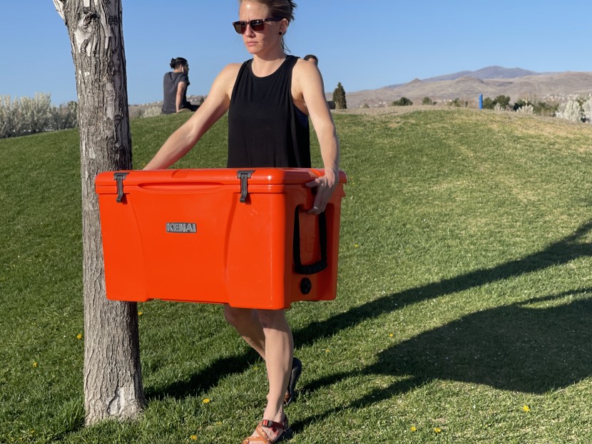 kenai 65 - the kenai is about average weight among models its size. fill it up...