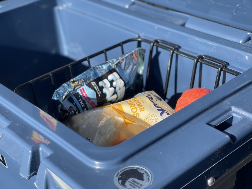 yeti tundra 45 - we appreciate that this model comes with a removable dry storage bin.