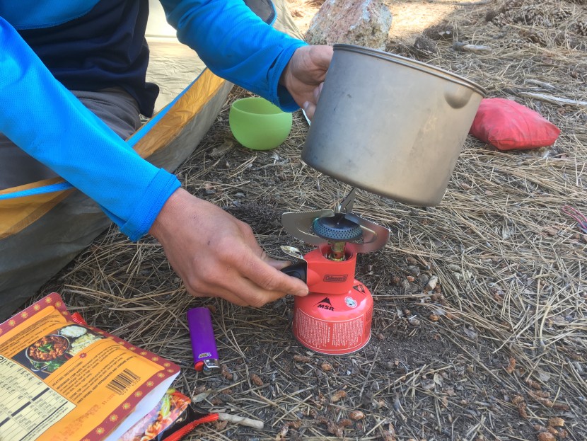 coleman peak 1 - the control knob has just the right amount of tension, which makes...