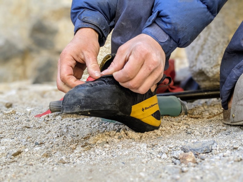 black diamond zone for women - the stiffness of the heel and the toe box make it hard to get these...