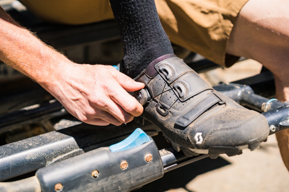 Scott MTB Team Boa Review (The Boa closure wraps snugly and securely around the foot, and the supple synthetic uppers conform nicely to the feet.)