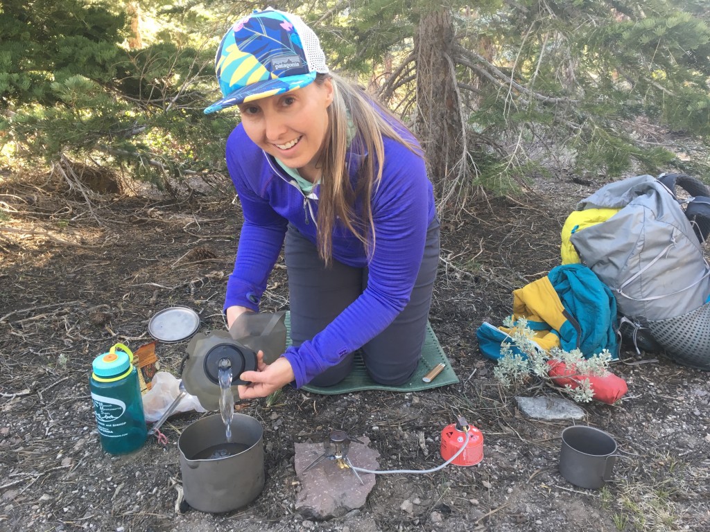 gsi outdoors pinnacle 4 season - getting psyched for dinner with the pinnacle.