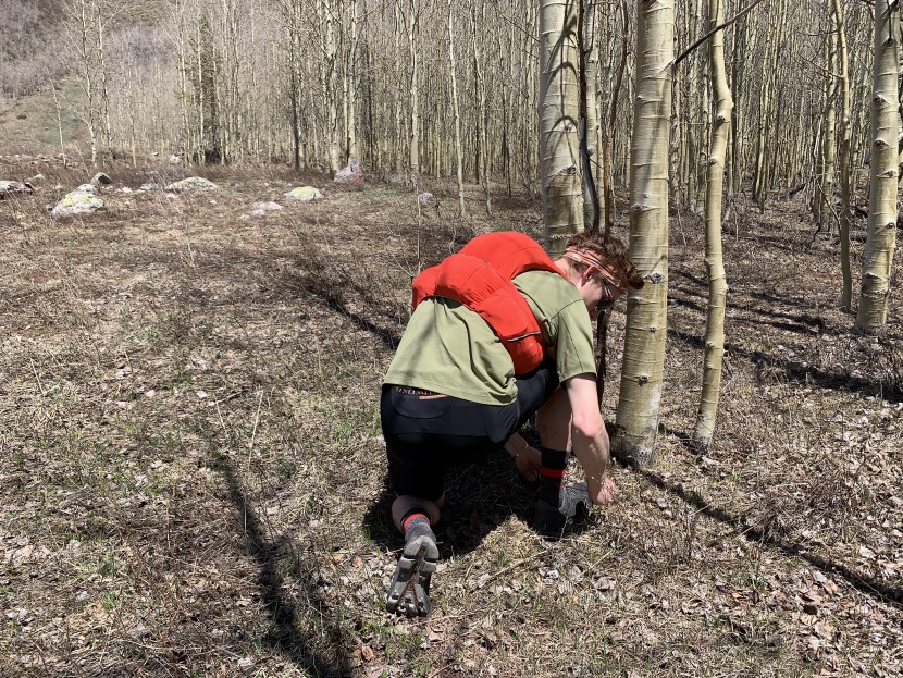 salomon s/lab sense ultra 8 set - layers on layers, if you want to bring a puffy just in case, stuff...