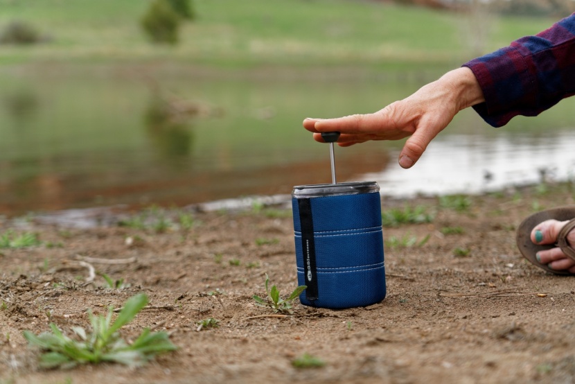 gsi outdoors personal java press - using a french press is super straightforward. simply add water to...