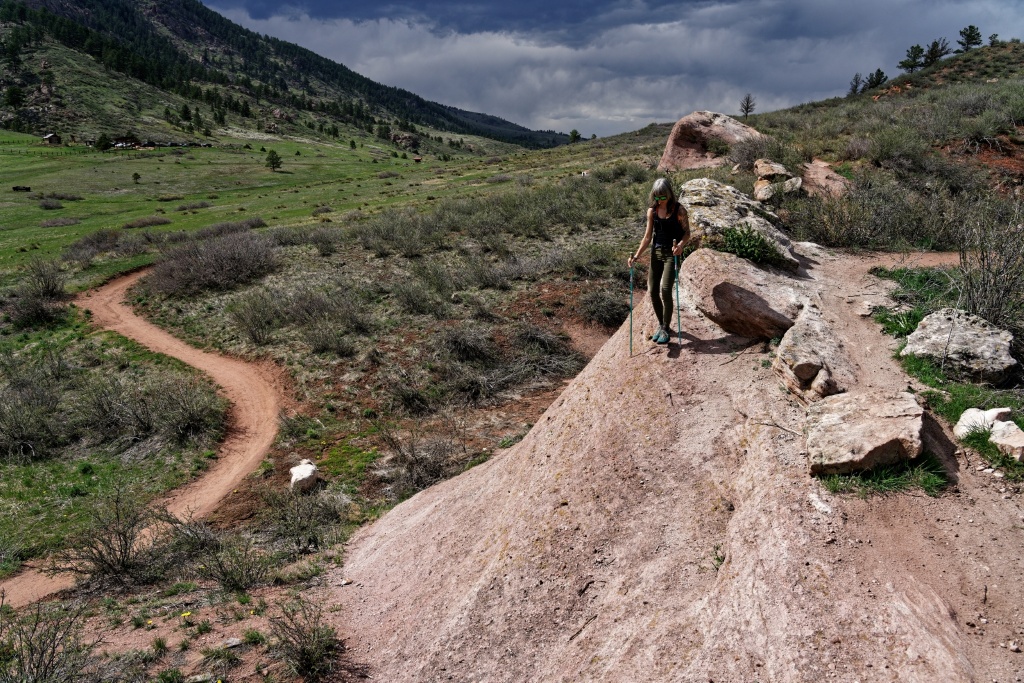 mountainsmith halite 7075 for women - the halite 7075 poles are a decent folding option for day hiking or...