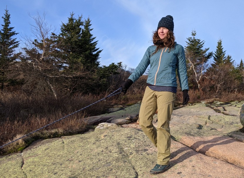 arc'teryx palisade pant for women - the palisade pants do a good job of breathing and blocking wind...