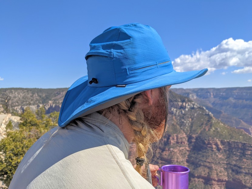 sun hat - the outdoor research sombriolet's 4-inch brim keeps the sun's rays...