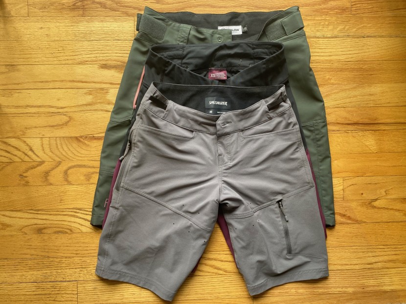 mountain bike shorts womens - all of these are extra small and should fit the same person, but...