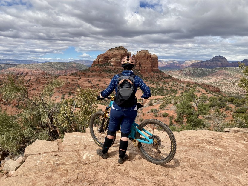 evoc ride 12l - the chinbar or helmet carry is great for rides with technical...